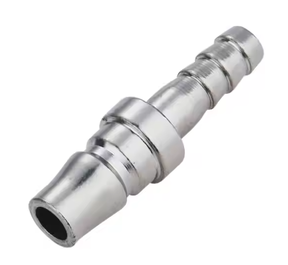 Quick-Connect Coupler, Plug With Hose End, Stainless Steel, PH Type