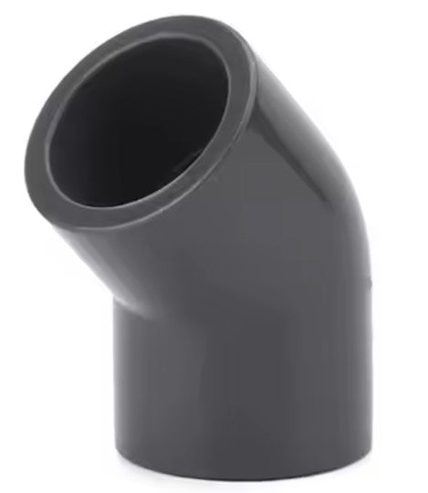 Elbow, 45 Deg, PVC, Socket x Socket