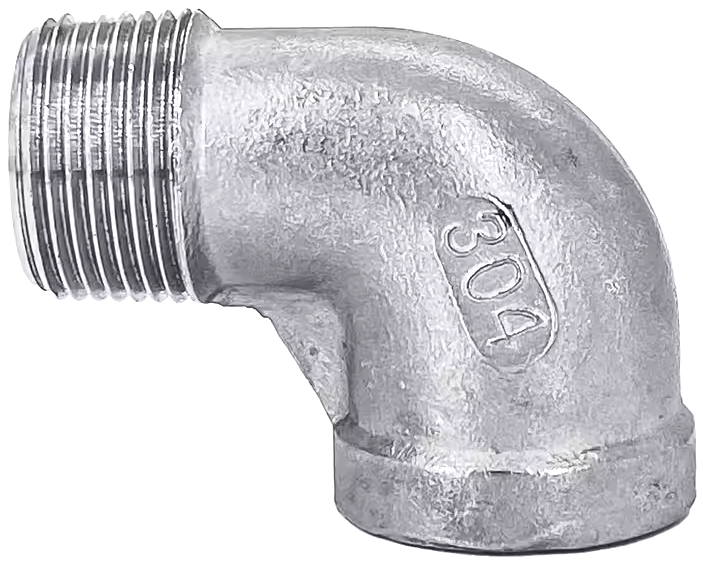 Street Elbow, 90 Deg, Stainless Steel