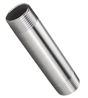 Short Nipple, Stainless Steel