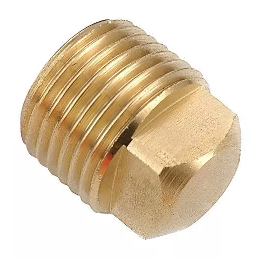 Square Head Plug, Brass