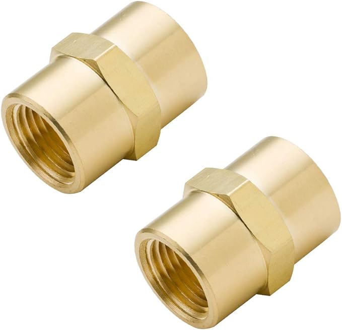 Female Coupling, Brass