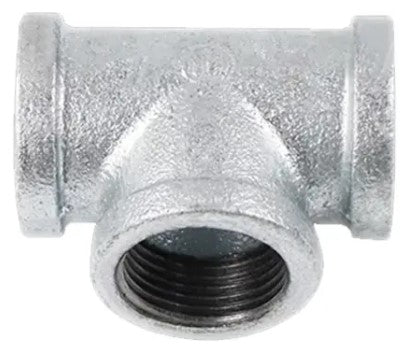 Tee, Galvanized Steel