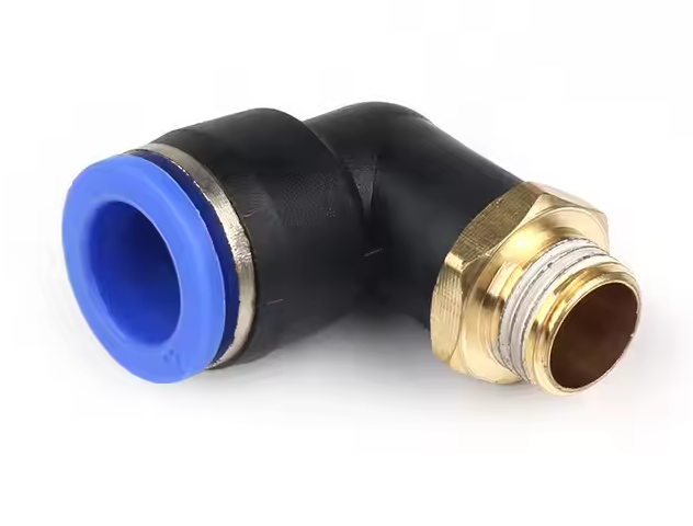 Push To Connect, Male Elbow, Swivel Fitting