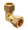 Compression Elbow, W-Type, Brass