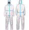 Disposable Coveralls, Polypropylene, With Hood And Elastic Wrists And Ankles White