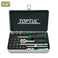 Socket Wrench Set, Chrome, 1/4" Dr, 6 Point, 31 Pc