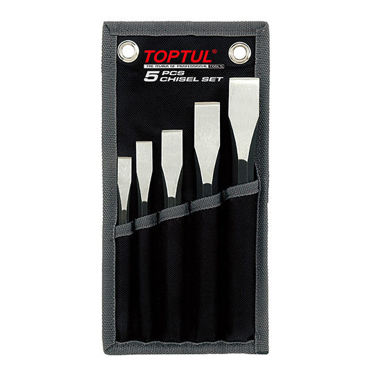 Cold Chisel Set, Steel, 10 mm - 22 mm, 5-Pc