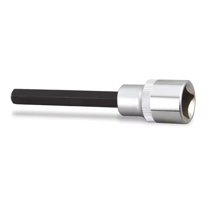 Hex Bit Socket, Long 1/2" Dr