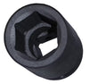Impact Socket, 3/4" Dr, 6 Point, Black Steel