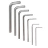 Hex Key Set, Long Arm, Steel, 0.05"-3/8", 13-Pc