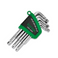 Star Key Set, Torx, Steel, T10-T50, 9-Pc