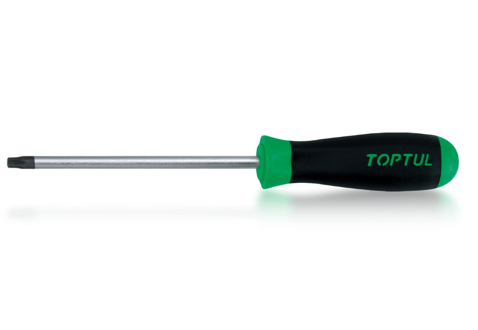Torx Screwdriver, Tamper Proof, Steel, Rubber Handle