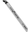 Jig Saw Blades, Accurate For Woodnails, High Speed Steel, 3", 10 TPI, 5 Pk
