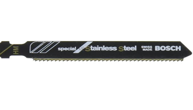 Jig Saw Blades, Carbide Edge For Stainless Steel, 3", 14 TPI, 1 Pk