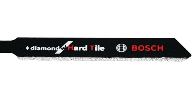 Jig Saw Blades, Diamond, For Hard Tile, 3-1/4", 30 Grit, 1 Pk