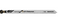 Jig Saw Blades, Knife Edge For Soft Materials, Polystyrene, 6", Knife Edge, 3 Pk
