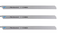 Jig Saw Blades, Precision For Metal Sandwich, High Speed Steel, 9", 24 TPI, 3 Pk