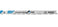 Jig Saw Blades, Progressor For Metal, High Speed Steel, 4", 10-24 TPI, 5 Pk