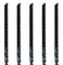 Jig Saw Blades, Speed For Wood, High Carbon Steel, 6", 6 TPI, 3 Pk