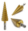 Step Drill Bit Set, 5 Pc Set, 6mm, 8mm, & 10mm , Varying Mediums