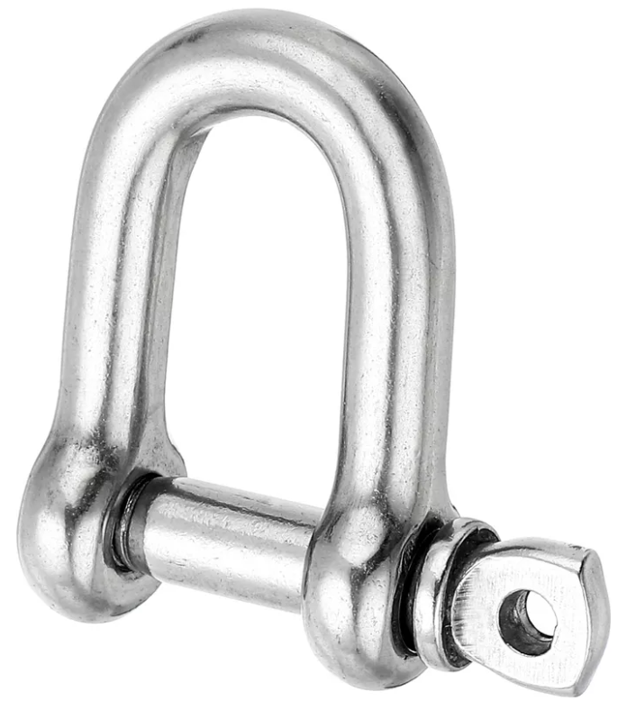 Screw Pin D Shackles, Chain, Stainless Steel
