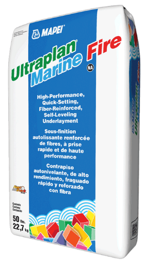 Mapei, Ultraplan Marine Fire, Self-Leveling Cement, 50 LB Bag