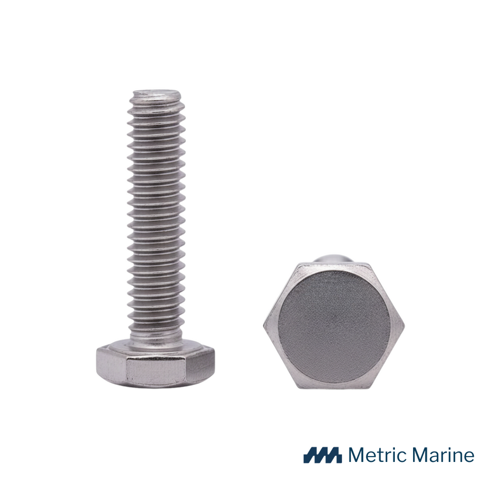 Hex Head Cap Screw, Stainless Steel, M10 x 45