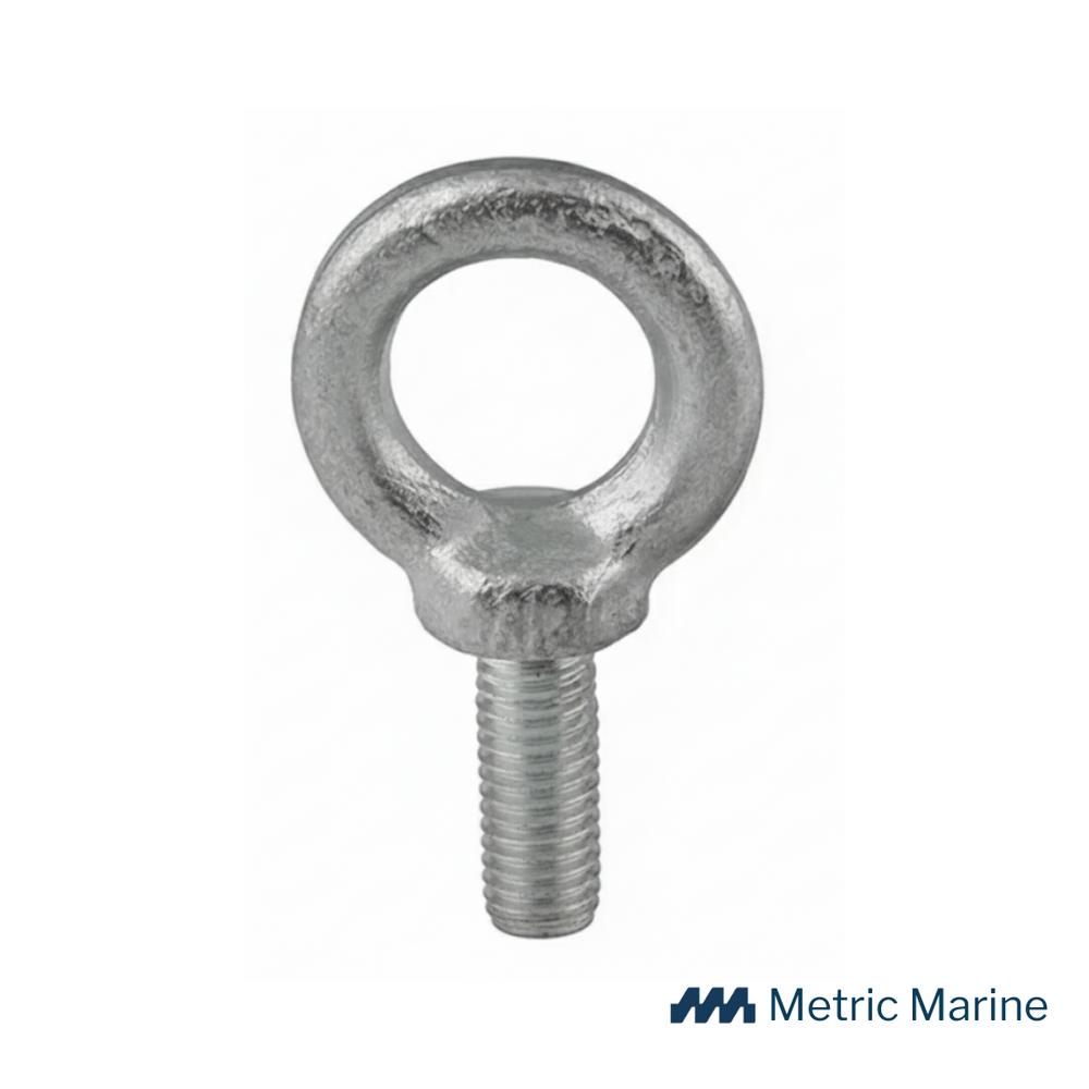 Lifting Eye Bolt, Zinc-Plated Steel, M10  x  1.5