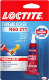 Loctite 271, Thread Locker, High Strength, Red, 6 ml
