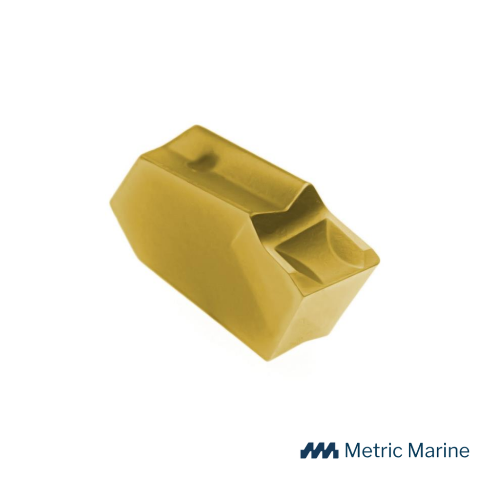 Cut Off and Grooving Insert, Carbide, TiN